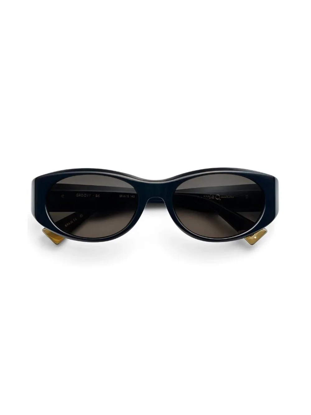 New Etnia Barcelona Women's Sunglasses Black Acetate Frame GROOVY BK 55
